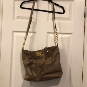 Michael Kors bag with gold chain